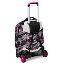 Seven Zaino Trolley Jack 2 Maxi Ruote Seven Draft Heart per Scuola ...