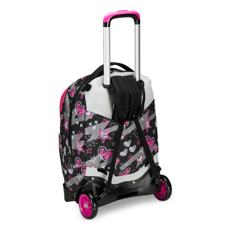 Seven Zaino Trolley Jack 2 Maxi Ruote Seven Draft Heart per Scuola ...
