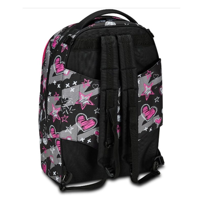 Seven Zaino Trolley Jack 2 Maxi Ruote Seven Draft Heart per Scuola ...