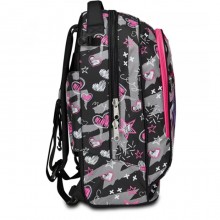 Zaino Trolley Jack 2 maxi Ruote Seven Draft Heart per scuola zaino staccabile