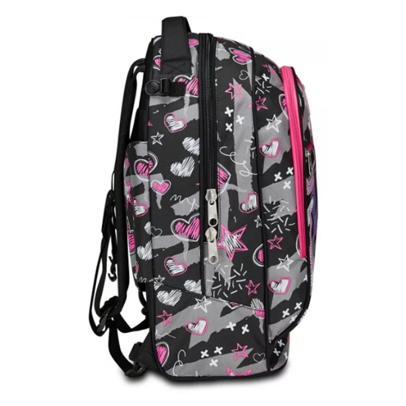 Seven Zaino Trolley Jack 2 Maxi Ruote Seven Draft Heart per Scuola ...