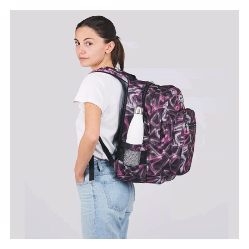 Seven Seven Zaino Scuola Doppio Scomparto Freethink Girl - Rosa vio...