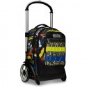 Zaino Trolley Tyre Fluo Belts 2 Maxi ruote Seven per scuola zaino sganciabile