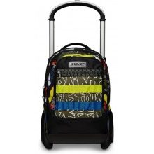 Seven Zaino Trolley Tyre Fluo Belts 2 Maxi Ruote Seven per Scuola f...