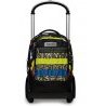 Seven Zaino Trolley Tyre Fluo Belts 2 Maxi Ruote Seven per Scuola f...