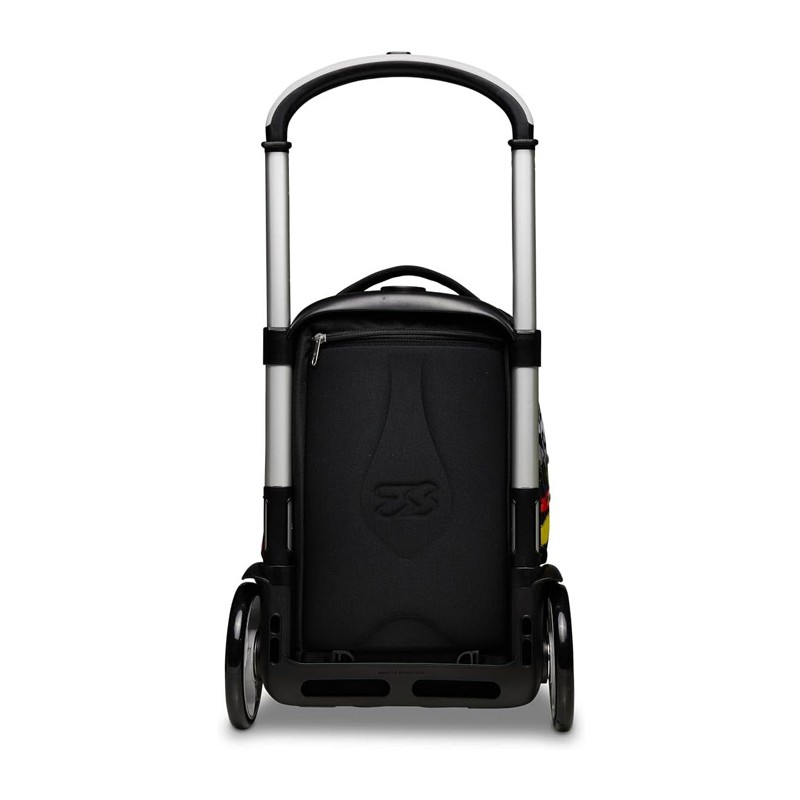 Zaino Trolley FISSO Compact Con Ruote Silenziose E Schienale Imbottito – Smontabile, 2 Scomparti, Tasca Organizer, 34.5x44.5x23 Cm - 6