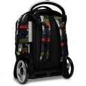 Zaino Trolley Tyre Fluo Belts 2 Maxi ruote Seven per scuola zaino sganciabile