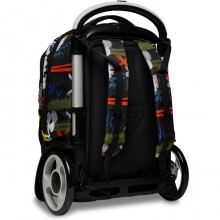 Zaino Trolley Tyre Fluo Belts 2 Maxi ruote Seven per scuola zaino sganciabile