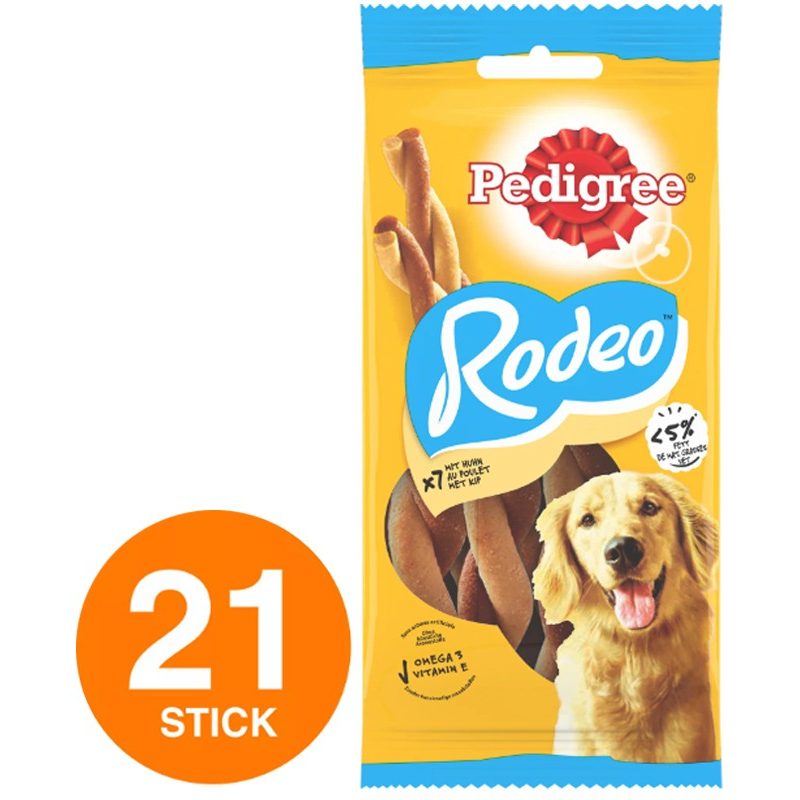 Pedigree Pedigree Rodeo Stick Intrecciati al Gusto Pollo Snack Prem...