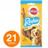 Pedigree Pedigree Rodeo Stick Intrecciati al Gusto Pollo Snack Prem...