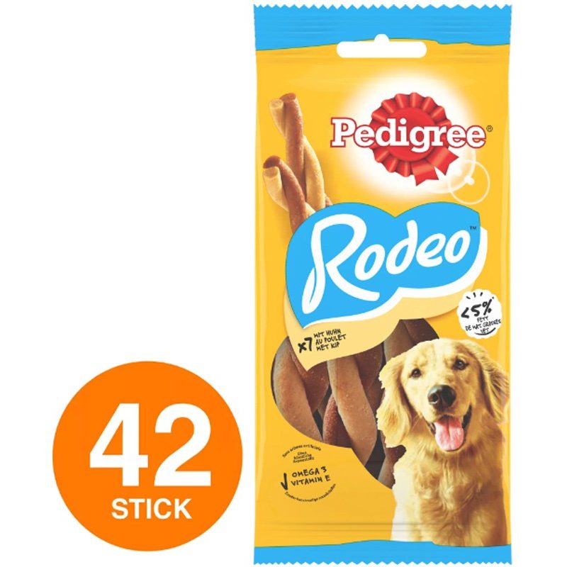Pedigree Pedigree Rodeo Stick Intrecciati al Gusto Pollo Snack Prem...