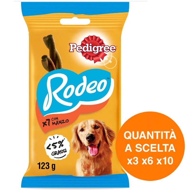 Pedigree Rodeo Stick Intrecciati al Gusto Manzo Snack Premi per Cani cane
