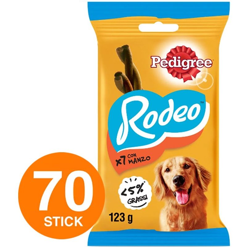 Pedigree Pedigree Rodeo Stick Intrecciati al Gusto Manzo Snack Prem...
