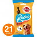 Pedigree Rodeo Stick Intrecciati al Gusto Manzo Snack Premi per Cani cane