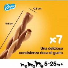 Pedigree Rodeo Duos Stick Intrecciati Gusto Pollo e Bacon Snack Premi per Cani