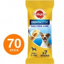 Pedigree Dentastix Small per l'igiene orale del cane 10 confezioni da 7 Stick