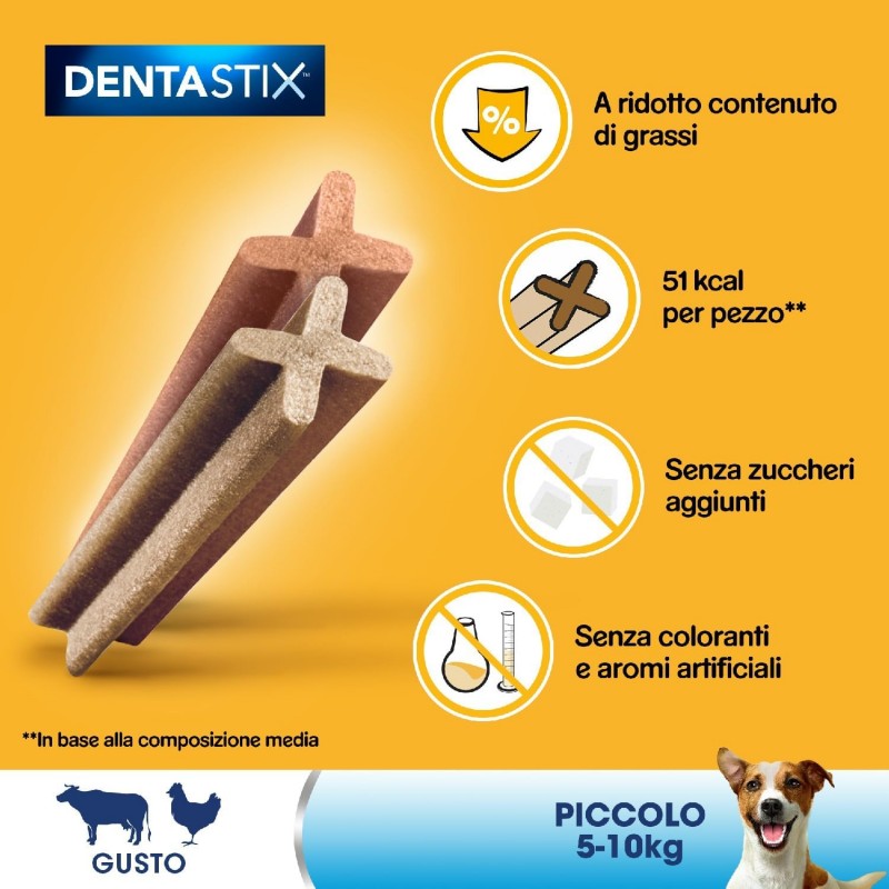 Pedigree Pedigree Dentastix Small per l'igiene orale del cane 10 co...