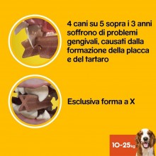 Pedigree Dentastix Medium per l'igiene orale del cane 9 confezioni da 3 Stick