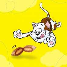 CATISFACTION Snack biscottini per gatto 6 confezioni da 60GR formaggio
