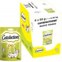CATISFACTION Snack al tonno biscottini per gatto 6 confezioni da 60GR gatti