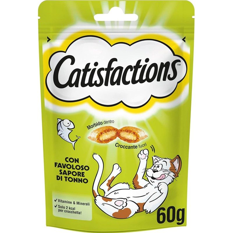 CATISFACTION CATISFACTION Snack al tonno biscottini per gatto 6 con...