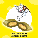CATISFACTION Snack biscottini per gatto 6 confezioni da 60GR erba gatta