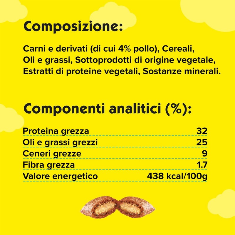 CATISFACTION CATISFACTION Snack biscottini per gatto 6 confezioni d...