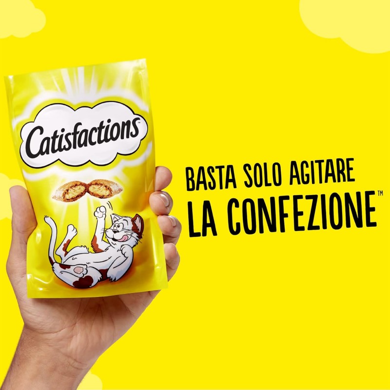 CATISFACTION CATISFACTION Snack biscottini per gatto 6 confezioni d...