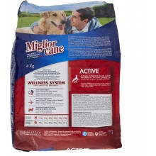 Miglior Cane crocchette Active con manzo 4 KG cibo cani adulti wellness system