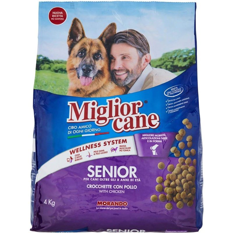 Miglior Cane Miglior Cane Senior crocchette con pollo 4 KG cibo cro...
