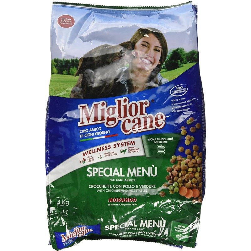 Miglior Cane MIGLIOR CANE Crocchette Special Menù con pollo e verdu...