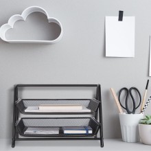 Portadocumenti per ufficio in metallo porta documenti da scrivania vaschetta