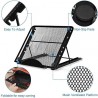 Harty Supporto PC portatile notebook regolabile stand in metallo pe...