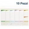 Harty Planning settimanale Da Tavolo 10 PZ per Scrivania Ufficio Or...