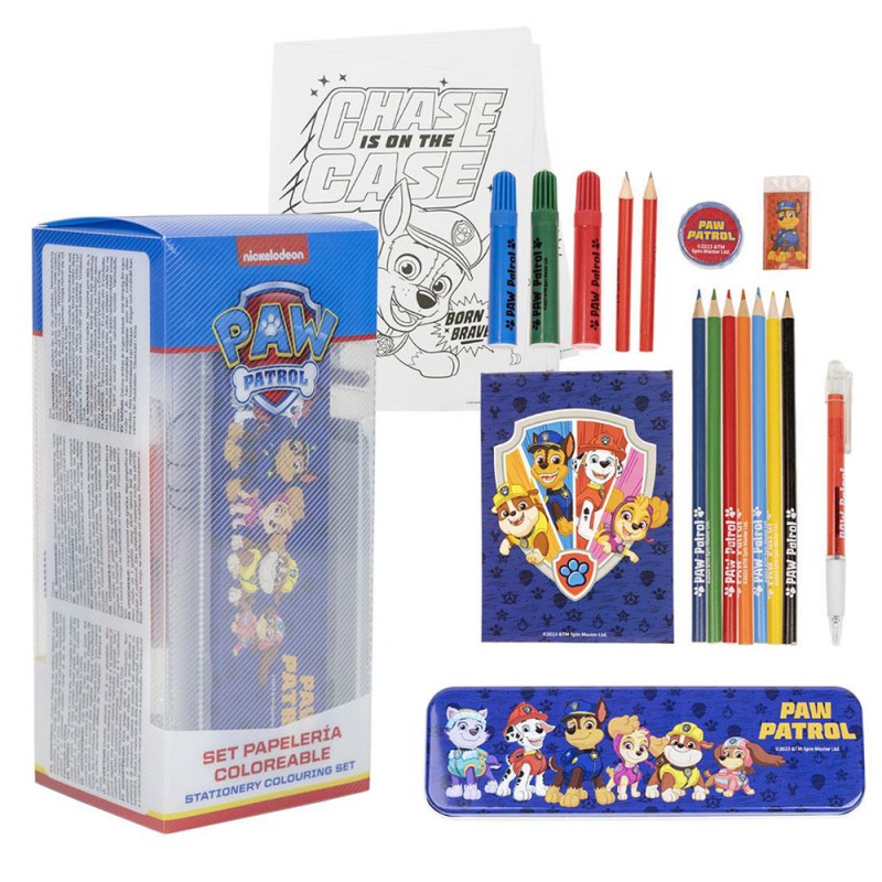 Paw Patrol Set Cartoleria Da Colorare Per bambini arte scuola cancelleria
