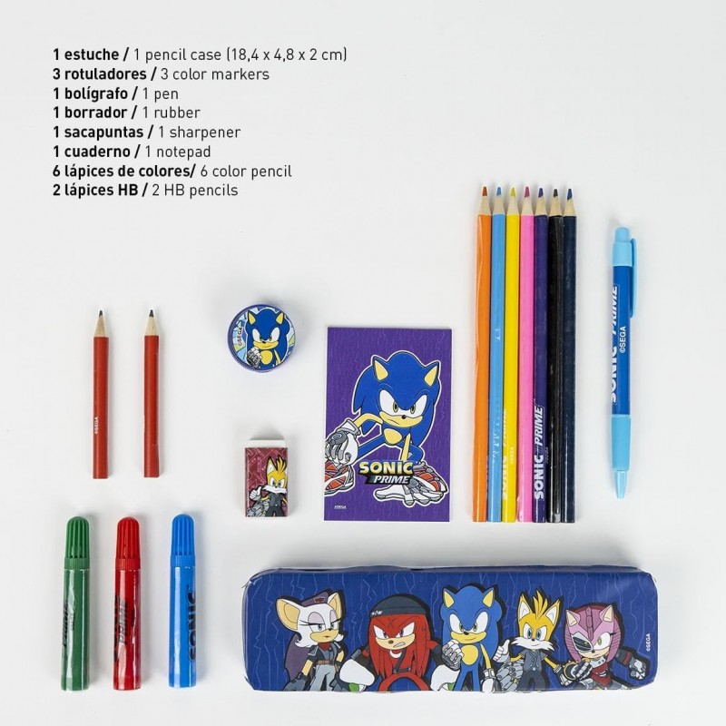 Cerdà Sonic prime Set Cartoleria Da Colorare Per bambini arte scuol...