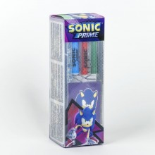 Sonic prime Set Cartoleria Da Colorare Per bambini arte scuola cancelleria
