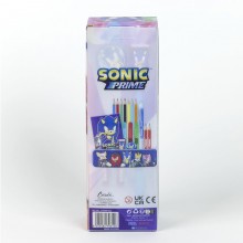 Sonic prime Set Cartoleria Da Colorare Per bambini arte scuola cancelleria