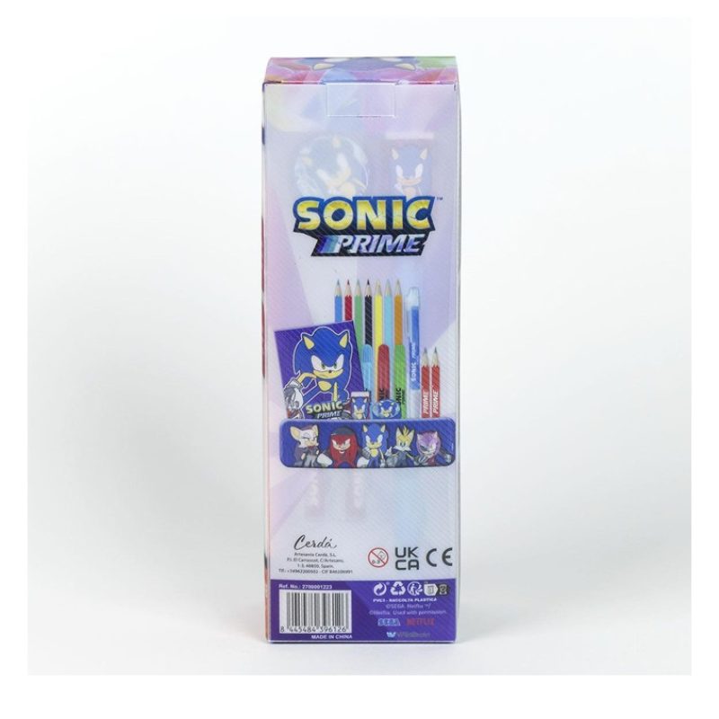Cerdà Sonic prime Set Cartoleria Da Colorare Per bambini arte scuol...