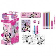 Minnie rosa Set Cartoleria Da Colorare Per bambini arte scuola cancelleria
