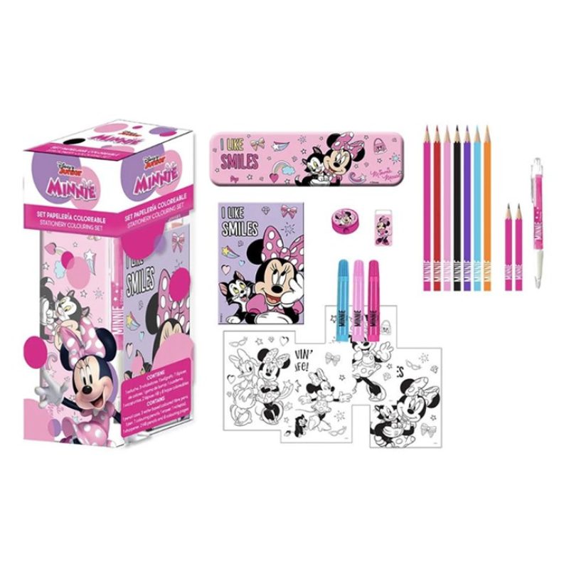 Cerdà Minnie rosa Set Cartoleria Da Colorare Per bambini arte scuol...