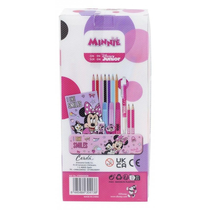 Cerdà Minnie rosa Set Cartoleria Da Colorare Per bambini arte scuol...