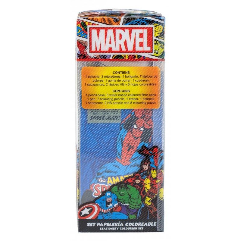 Cerdà Marvel Set Cartoleria Da Colorare Supereroi Per bambini arte ...
