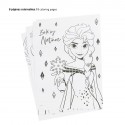 Frozen Set Cartoleria Con Pennarelli Colori Bambini colorare principesse Disney
