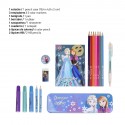 Frozen Set Cartoleria Con Pennarelli Colori Bambini colorare principesse Disney