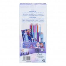 Frozen Set Cartoleria Con Pennarelli Colori Bambini colorare principesse Disney
