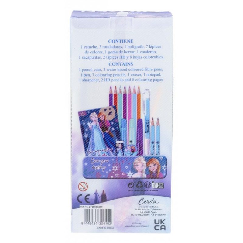 Cerdà Frozen Set Cartoleria Con Pennarelli Colori Bambini colorare ...