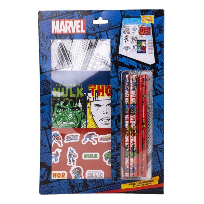 Cerdà Set cancelleria bambini ufficiale Marvel Avengers matite colo...