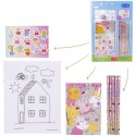Set cancelleria bambini ufficiale Peppa Pig materiale da colorare scuola