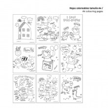 Set cancelleria bambini ufficiale Peppa Pig materiale da colorare scuola